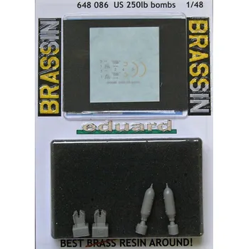 Plastikový model BRASSIN 1/48 US 250lb bombs (2 pcs.)
