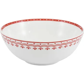 Leander Miska, 16 cm, HyggeLine, červená, Leander, český porcelán