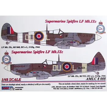 Plastikový model 1/48 Masks S.Spitfire Mk.IXC (DUoL)