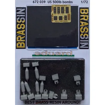 Plastikový model BRASSIN 1/72 US 500lb bombs