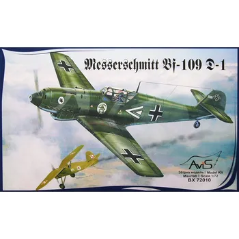 Plastikový model 1/72 Messerschmitt Bf 109 D-1 WWII German Fighter