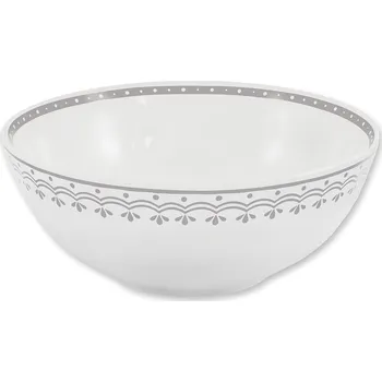 Leander Miska, 16 cm, HyggeLine, šedá, Leander, český porcelán