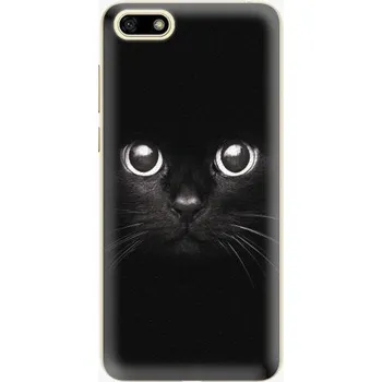 Pouzdro na mobilní telefon iSaprio Black Cat pro Huawei Y5 2018