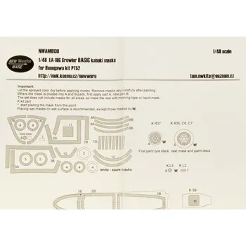 Plastikový model 1/48 Mask EA-18G Growler BASIC (HAS PT52)