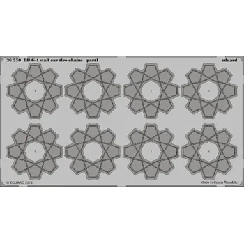 Modelová železnice SET DB G-4 staff car tire chains (ICM)