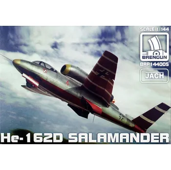 Plastikový model 1/144 He-162D Volksjäger (plastic kit)