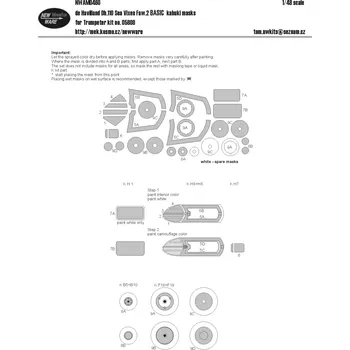 Plastikový model 1/48 Mask DH.110 Sea Vixen Faw.2 BASIC (TRUMP)