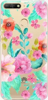 Pouzdro na mobilní telefon iSaprio Flower Pattern 01 pro Huawei Y6 Prime 2018
