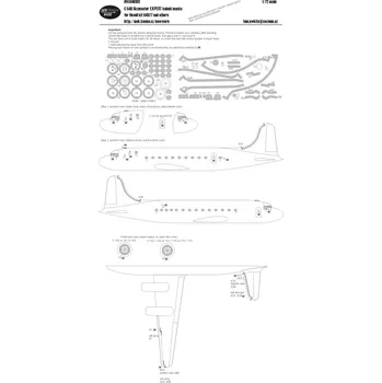 Plastikový model 1/72 Mask C-54D Skymaster EXPERT (REV 04877)