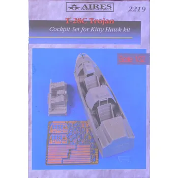 Plastikový model 1/32 T-28C Trojan cockpit set (KITTYH)