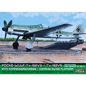 Plastikový model 1/72 Focke-Wulf Ta 152V3/V5 & Compass-Swing Platf.
