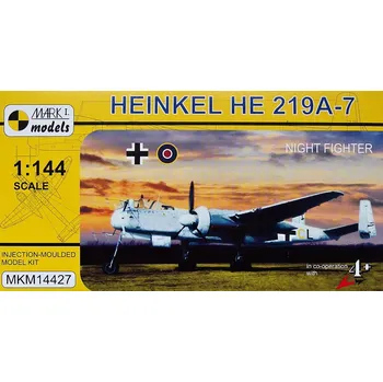 Plastikový model 1/144 He 219A-7 NIGHT FIGHTER