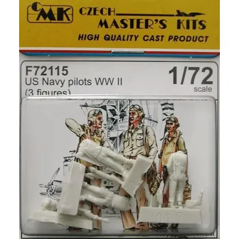 Plastikový model 1/72 US Navy pilots WWII (3 fig.)