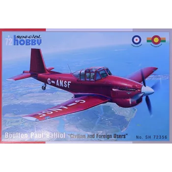 Plastikový model 1/72 Boulton Paul Balliol 'Civil & Foreign Users'