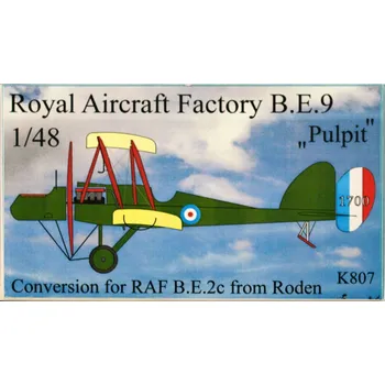 Plastikový model 1/48 RAF B.E.9 'Pulpit' Conv.set (RODEN)