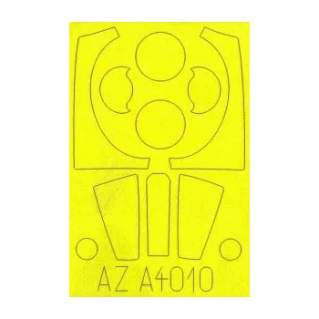 Plastikový model 1/48 J-29E/F Tunnan canopy masks