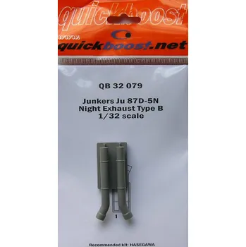 Plastikový model 1/32 Junkers Ju 87D-5N night exhaust type B (HAS)