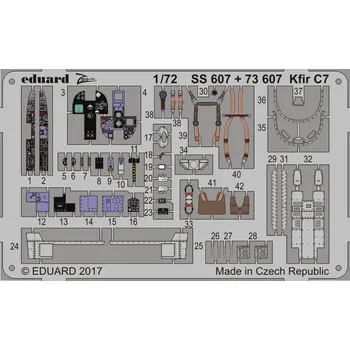 Plastikový model 1/72 Kfir C7 (AMK)