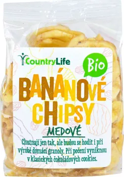 Sušené ovoce Country Life Banánové plátky Bio 100 g