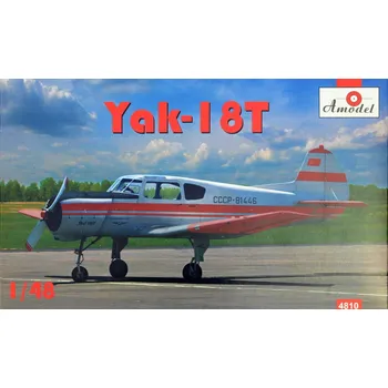 Plastikový model 1/48 Yak-18T Red Aeroflot (3x camo, incl. PE set)