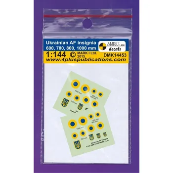 Plastikový model 1/144 Decals Ukrainian AF insignia (2 sets)