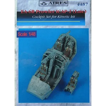 Plastikový model 1/48 EA-6B Prowler ICAP-2 (late) cockpit set (KIN)