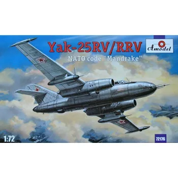 Plastikový model 1/72 Yak-25RV/RVV NATO code 'Mandrake'