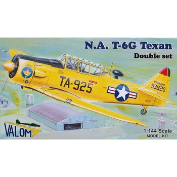Plastikový model 1/144 N.A. T-6G Texan (Double set) yellow series