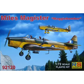 Plastikový model 1/72 Miles Magister 'Maggiebomber' (5x decals)