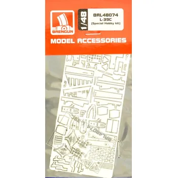 Plastikový model 1/48 L-39C - detail PE set (SP.HOBBY)