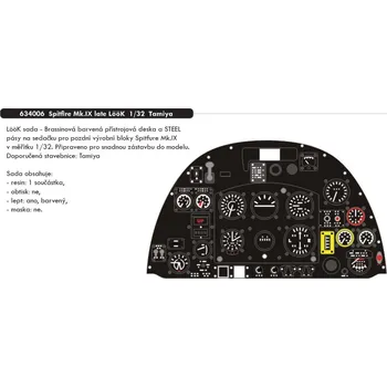 Plastikový model BRASSIN 1/32 Spitfire Mk.IX late LööK (TAM)