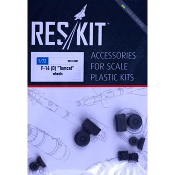 Plastikový model 1/72 F-14 (D) 'Tomcat' wheels set (HOBBYB,REV)