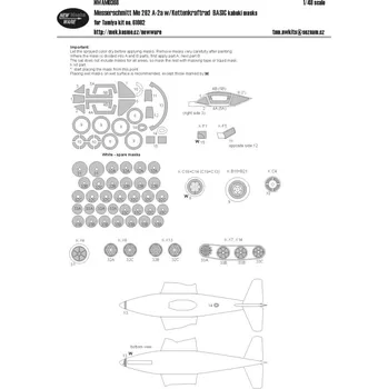 Plastikový model 1/48 Mask Me 262 A-2a w/ Kettenkraftad BASIC (TAM)