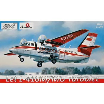 Plastikový model 1/144 Let L-410M/MU Turbolet (Czech, Russia)