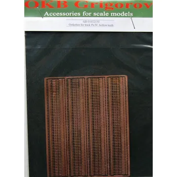 Plastikový model 1/72 Ostketten for track Pz.IV,hollow teeth - long