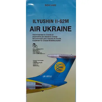 Plastikový model 1/144 Decals Ilyushin IL-62M AIR UKRAINE