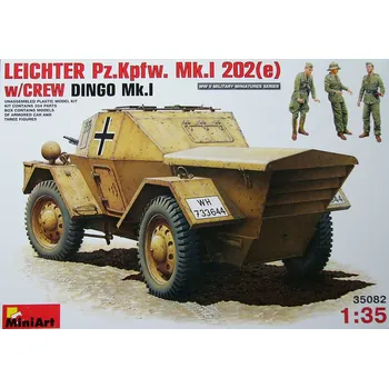 Plastikový model 1/35 LEICHTER Pz.Kpfw. Mk.I 202(e) w/ crew
