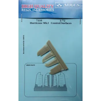 Plastikový model 1/72 Hurricane Mk.I control surfaces (AIRFIX)