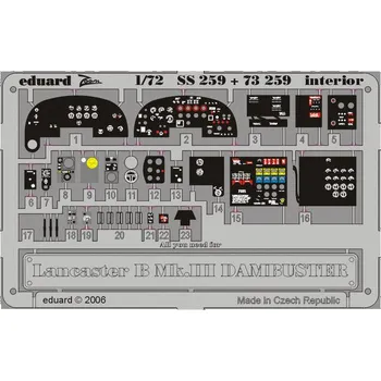 Plastikový model 1/72 Lancaster B Mk.III Dambuster interior (HAS)