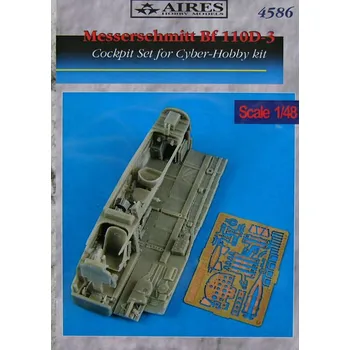 Plastikový model 1/48 Bf 110D-3 cockpit set (CYBERH)