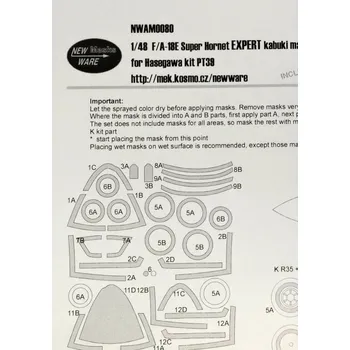 Plastikový model 1/48 Mask F/A-18E Super Hornet EXPERT (HAS)