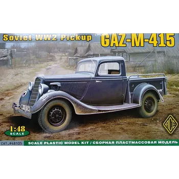 Plastikový model 1/48 GAZ-M-415 Soviet WWII Pickup