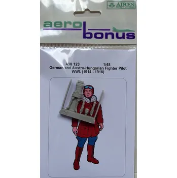 Plastikový model 1/48 German and Austro-Hungarian Fighter Pilot WWI