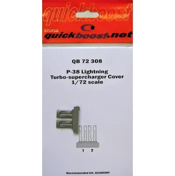 Plastikový model 1/72 P-38 Lightning turbo-supercharger cover (ACA)