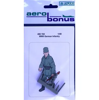 Plastikový model 1/48 German Infantry WWII No.2 (1 fig.)