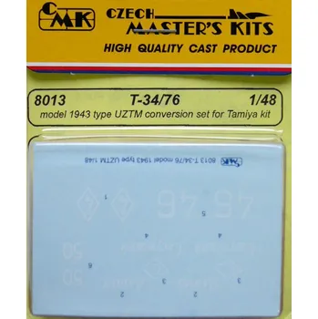 Plastikový model 1/48 T-34/76 model 1943 type UZTM Conv.Set (TAM)