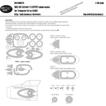 Plastikový model 1/48 Mask MiG-19S Farmer C EXPERT (TRUMP 02803)