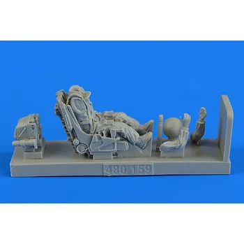 Plastikový model 1/48 Soviet Fighter Pilot w/ ejection seat (Su-27)