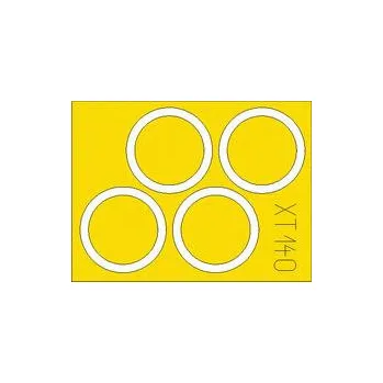 Volný čas Mask 1/35 Flak 38 30mm wheel masks (DRAG 6353)