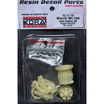Plastikový model 1/72 Macchi MC.200 Late Engine set (Piaggio prop.)